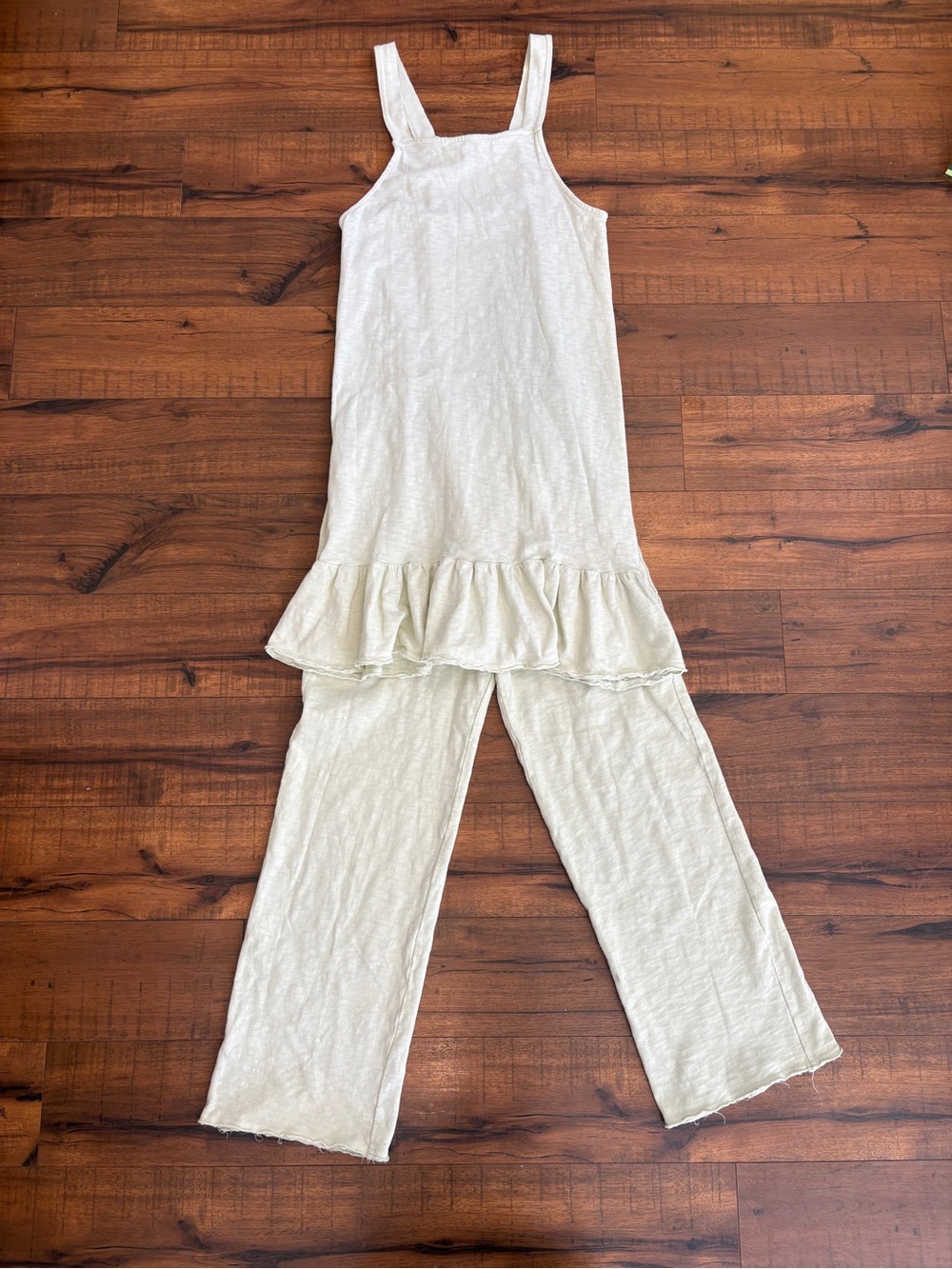 FREE PEOPLE BEACH Dream Of You 2 Piece Maxi Tunic And Pant Set Mint Small - Picture 2 of 9